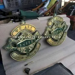 Logo Tembaga Kuningan Kualitas Terbaik